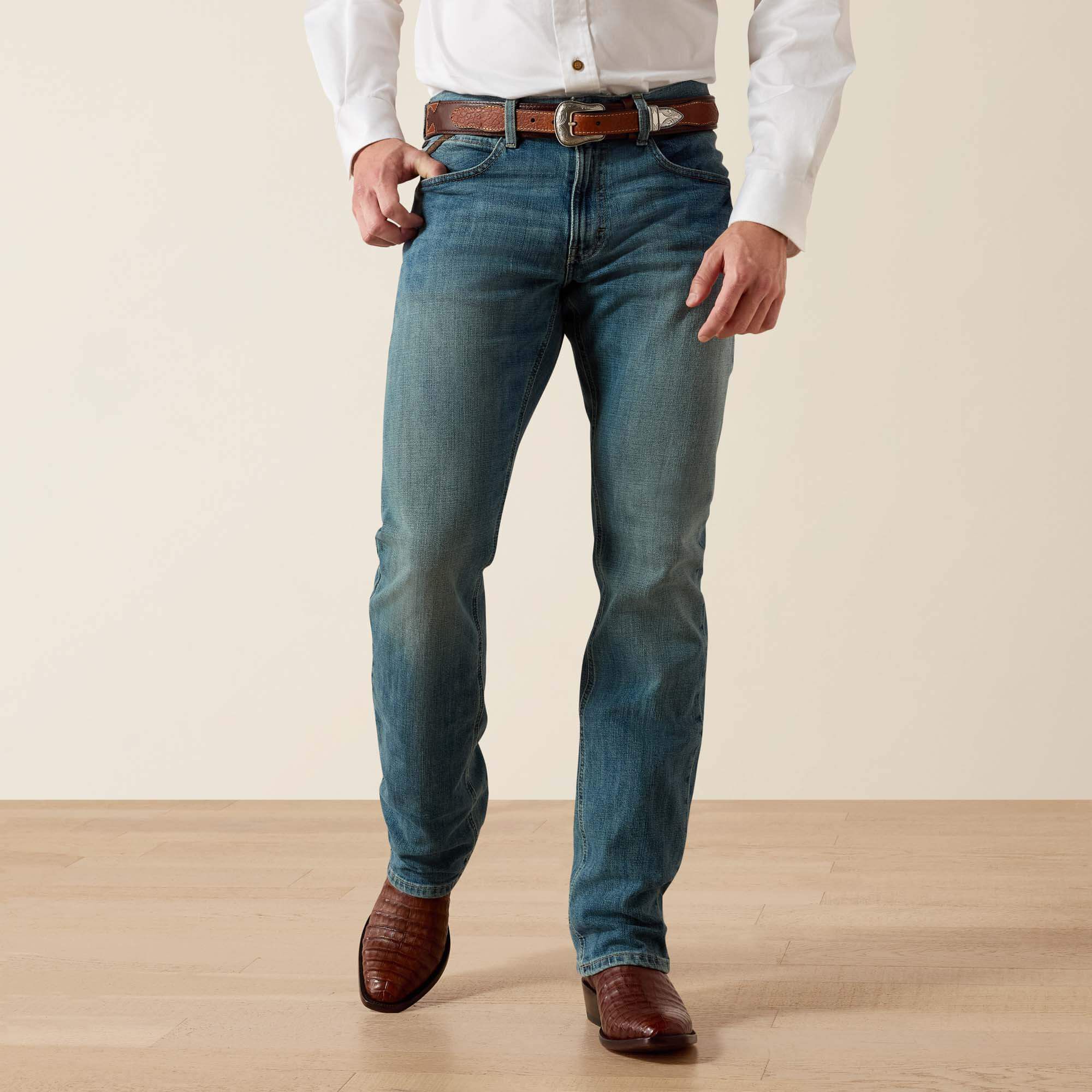 M4 Stretch Legacy Stackable Straight Leg Jean