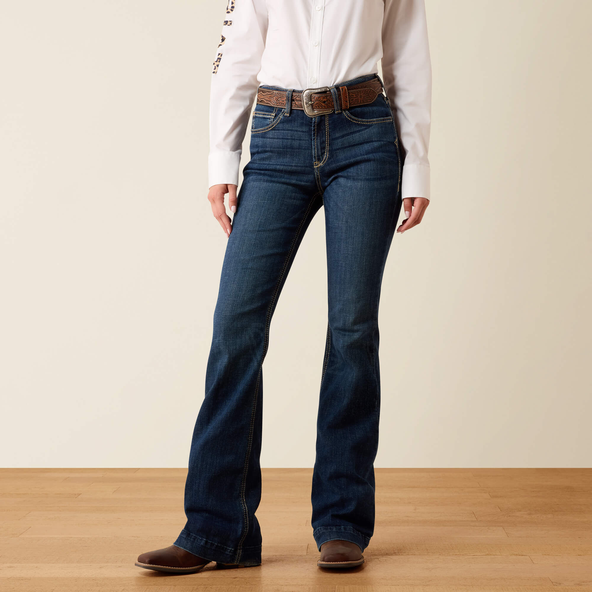 High Rise Ella Slim Trouser Jeans