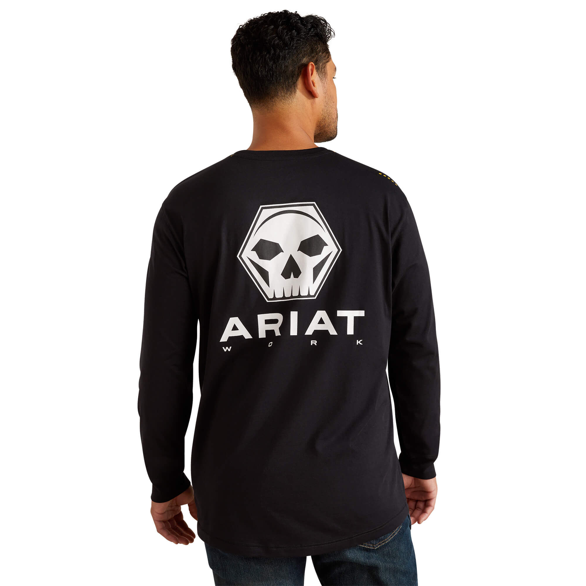 Rebar Workman Bolt Skull T-Shirt
