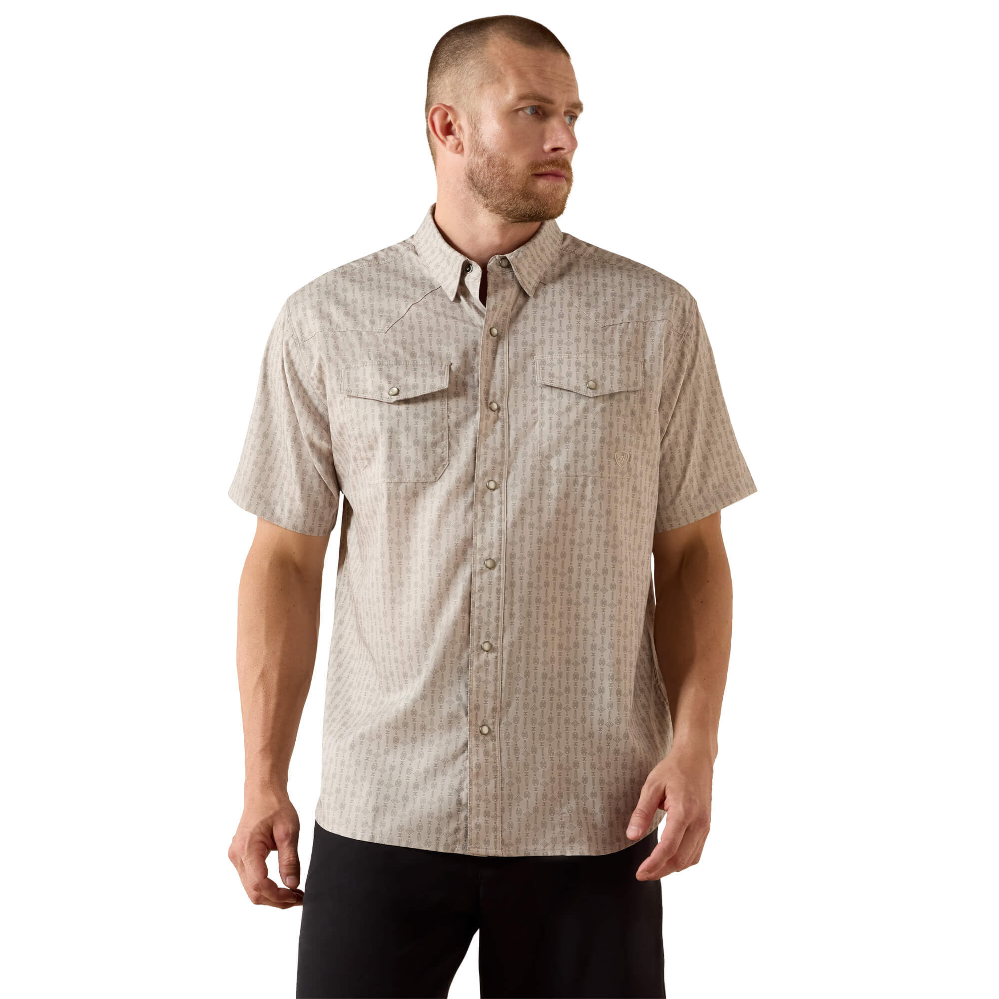 Printed Western VentTEK Classic Fit Snap Shirt