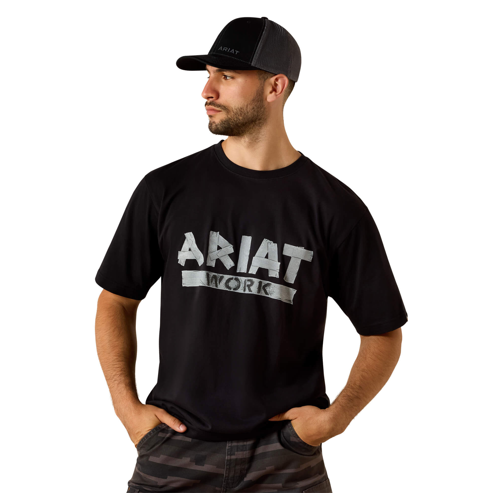 Rebar Cotton Strong Duct Logo T-Shirt