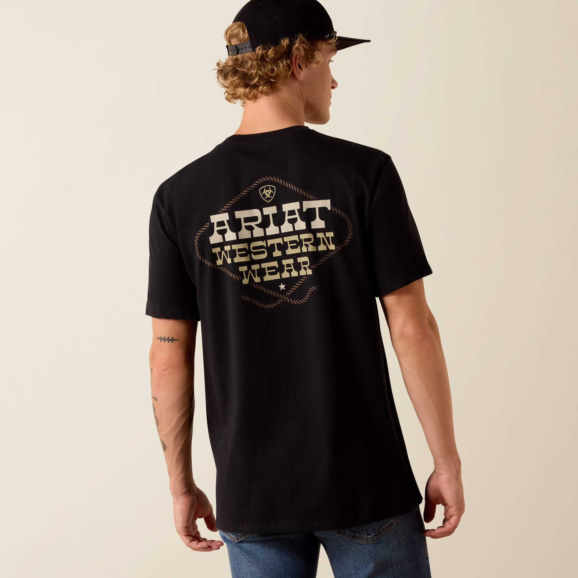 Ariat Country and Western Lockup Classic Fit T-Shirt