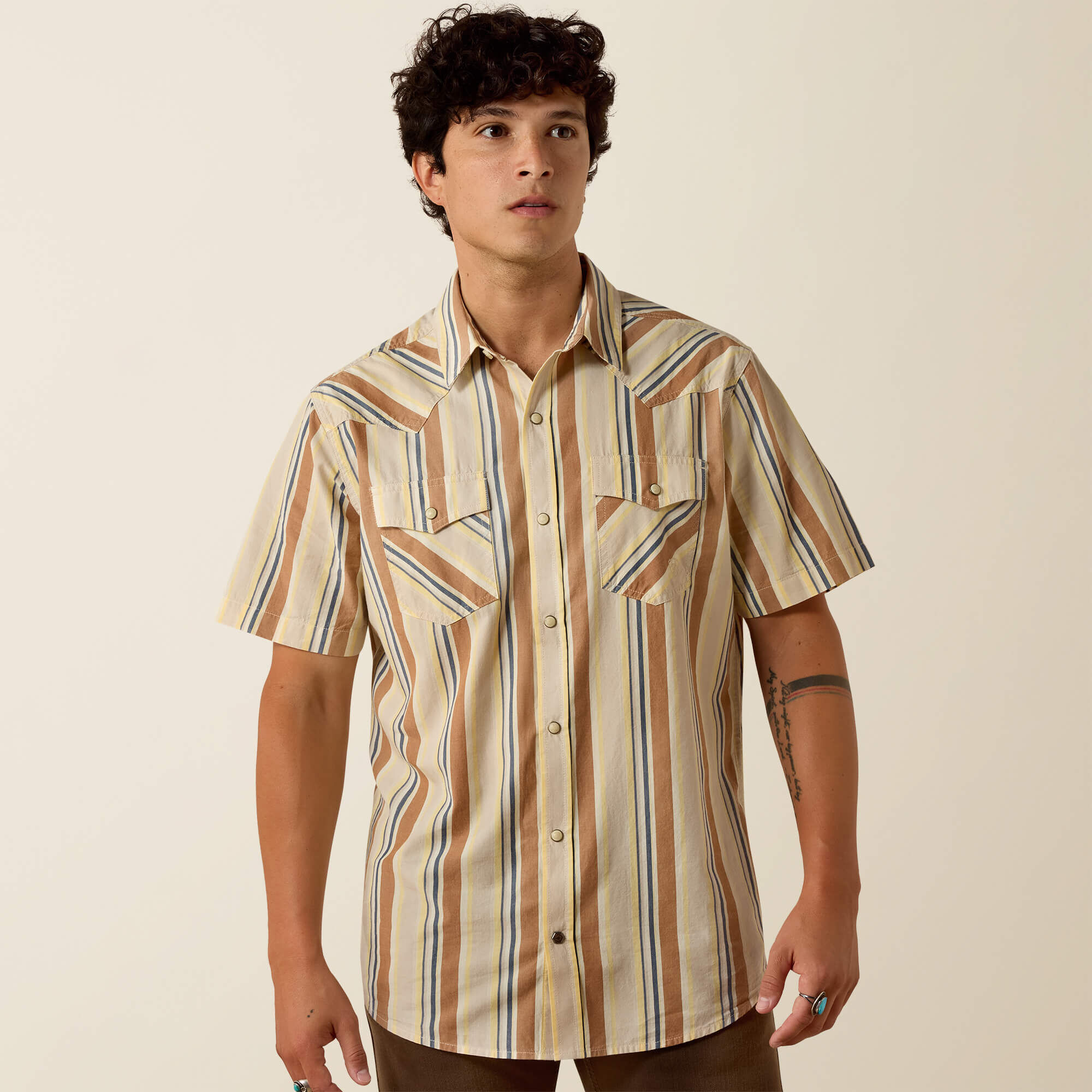 Retro Hawthorne Fitted Snap Shirt