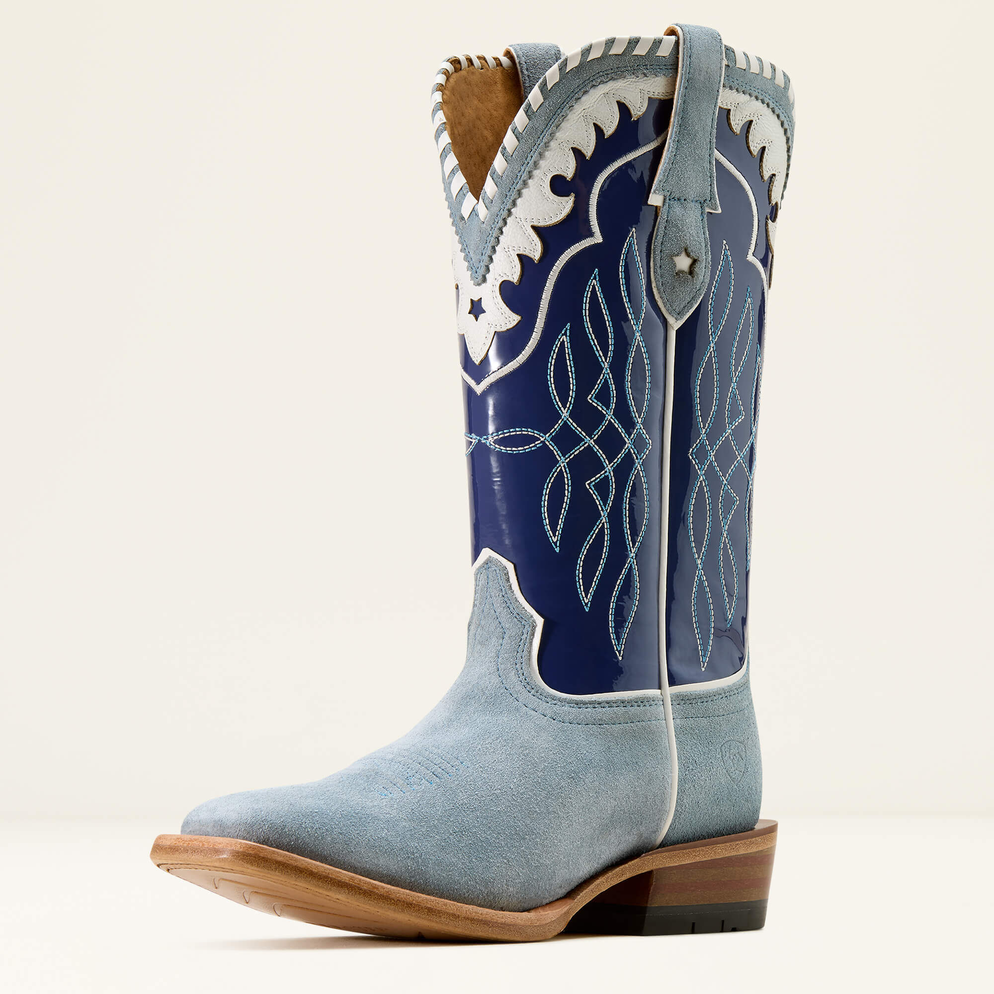 Riata Wide Square Toe Western Boot