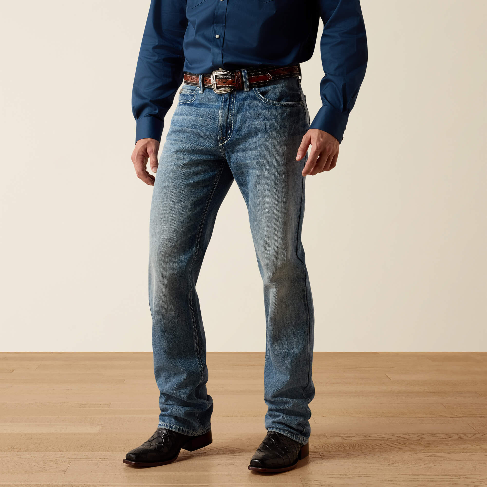 M2 Traditional Relaxed Chet Boot Cut Jeans