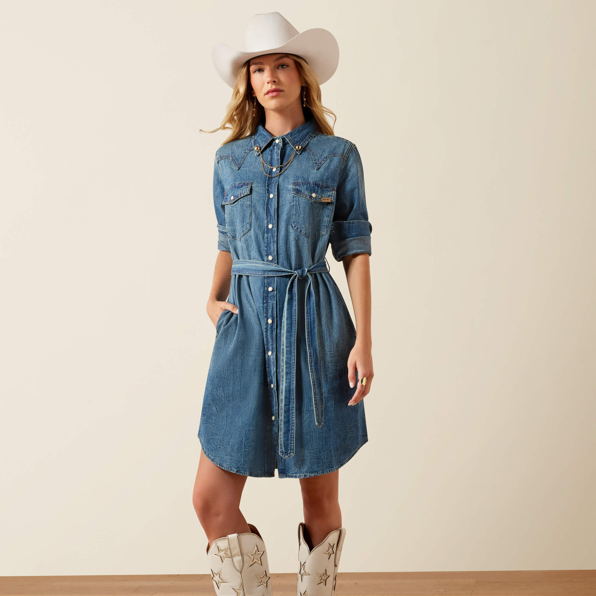 Americana Denim Dress