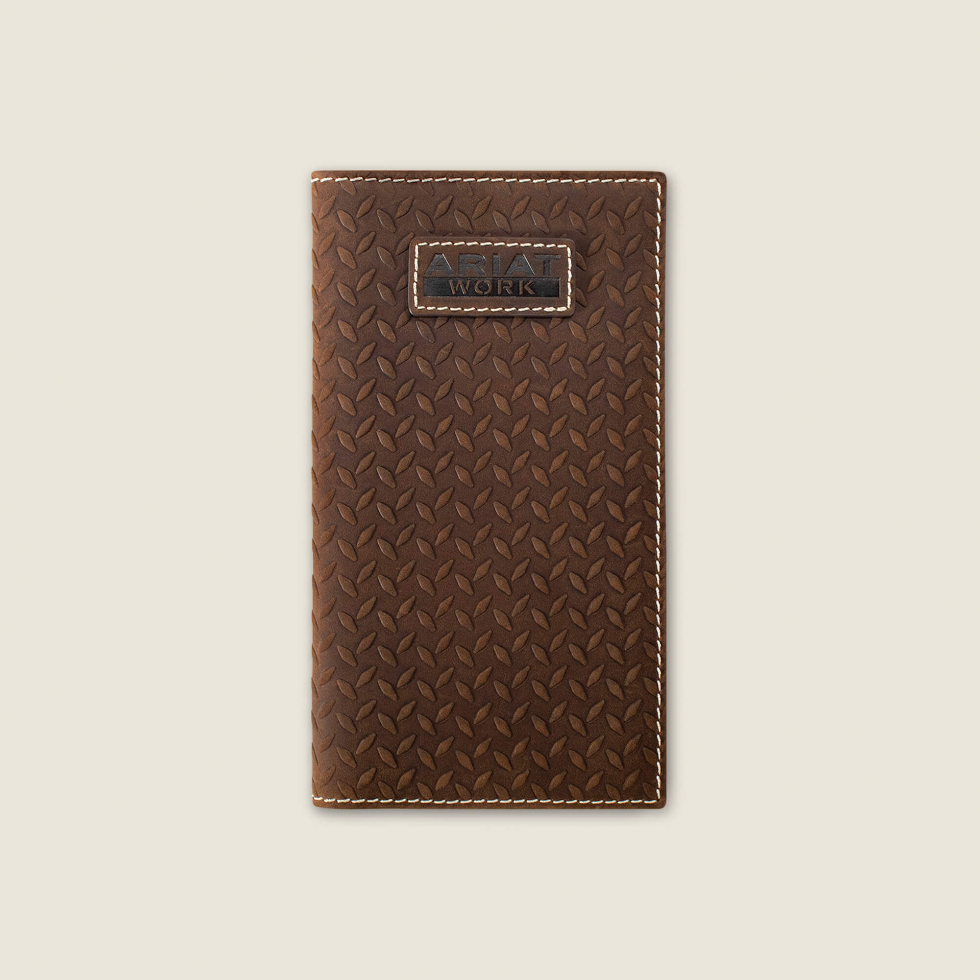 Diamond Plate Embossed Checkbook Wallet